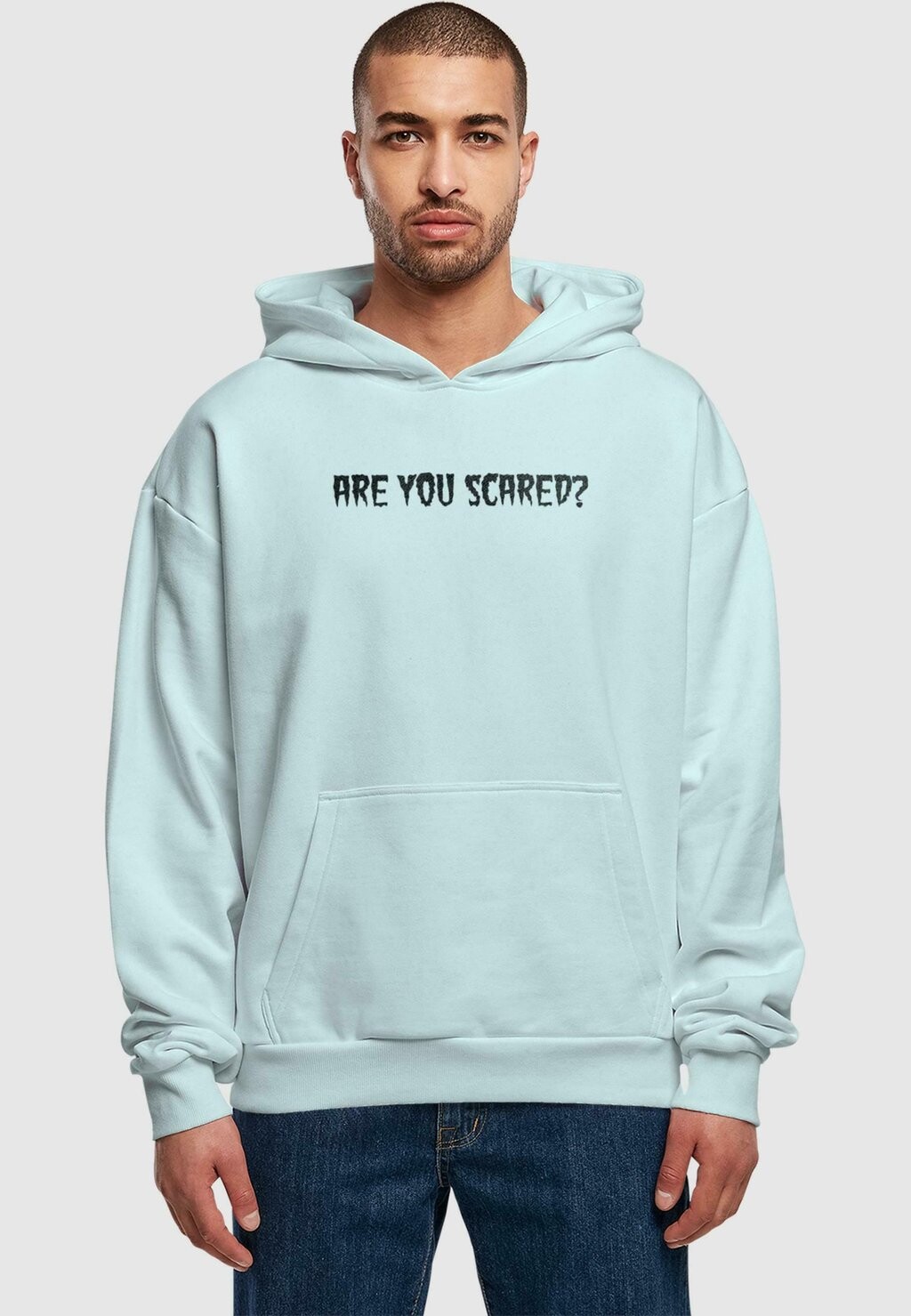 

Толстовка с капюшоном HALLOWEEN ARE YOU SCARED Merchcode, синий