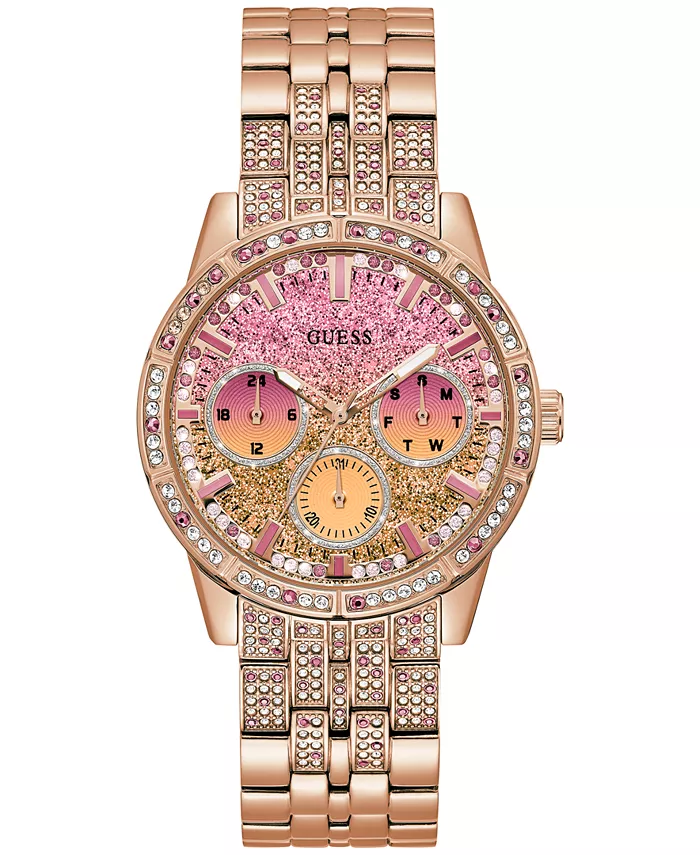 

Женские часы-браслет Glitz из нержавеющей стали с розовым золотым покрытием, 40 мм GUESS