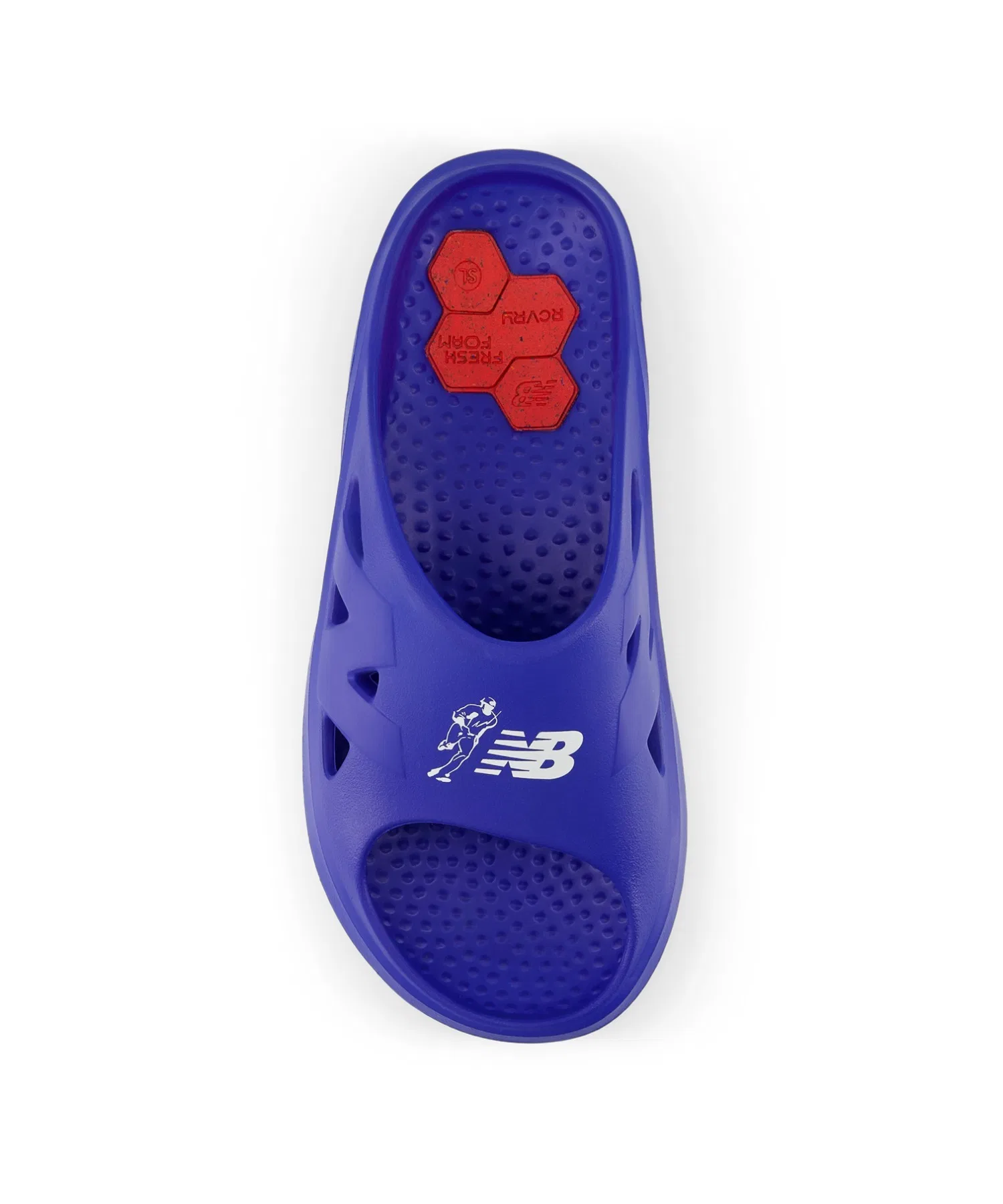 Унисекс сандалии New Balance Fresh Foam RCVRY Slide v1 синие — фото 3