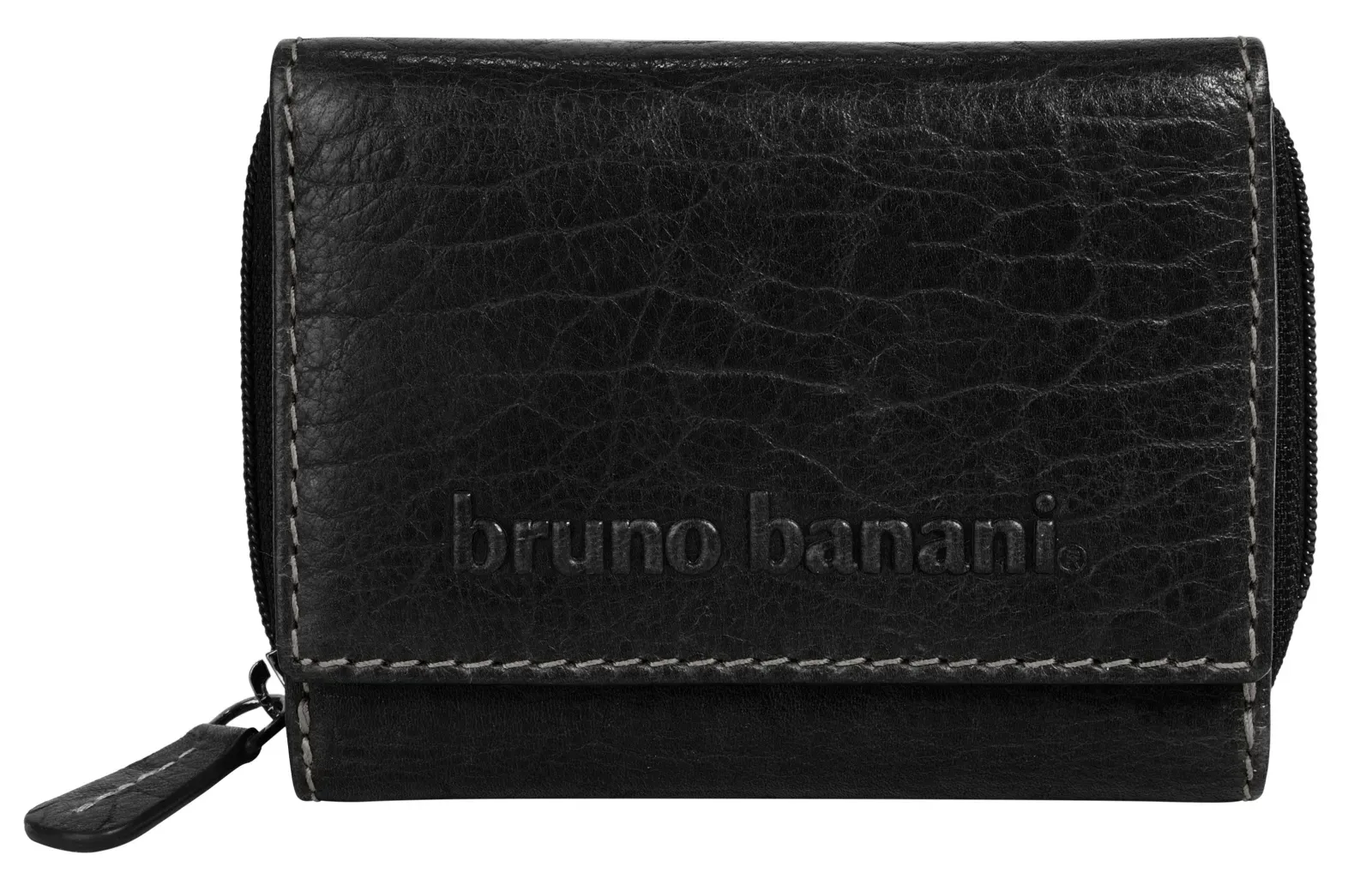 

Кошелек Bruno Banani, натуральная кожа, черный