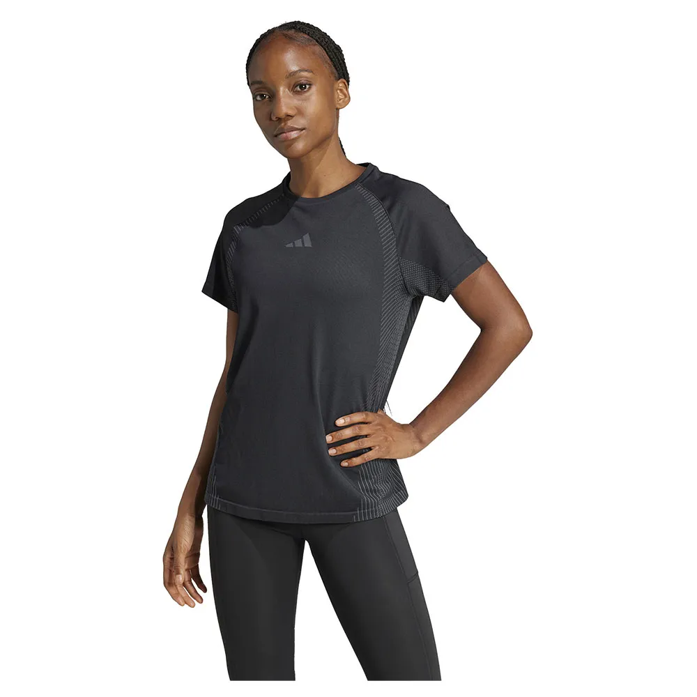 

Футболка adidas Seamless Knitted, серый