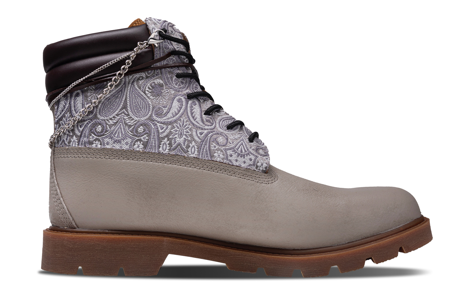 Timberland Классические 6-дюймовые ботинки Paisley Feather для активного отдыха, устойчивые к истиранию, мужские, Sand Gray — фото 3