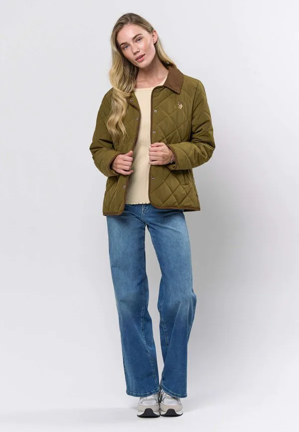 Легкая куртка uwmalou U.S. Polo Assn., Dark Olive — фото 2