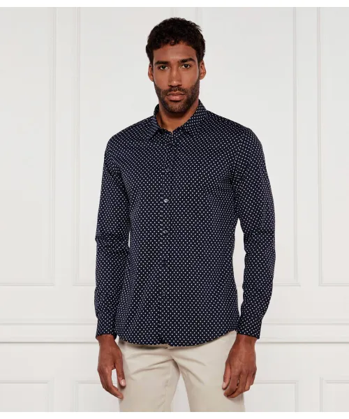 

Рубашка C-roan-kent-c1-243 Slim fit Boss, синий