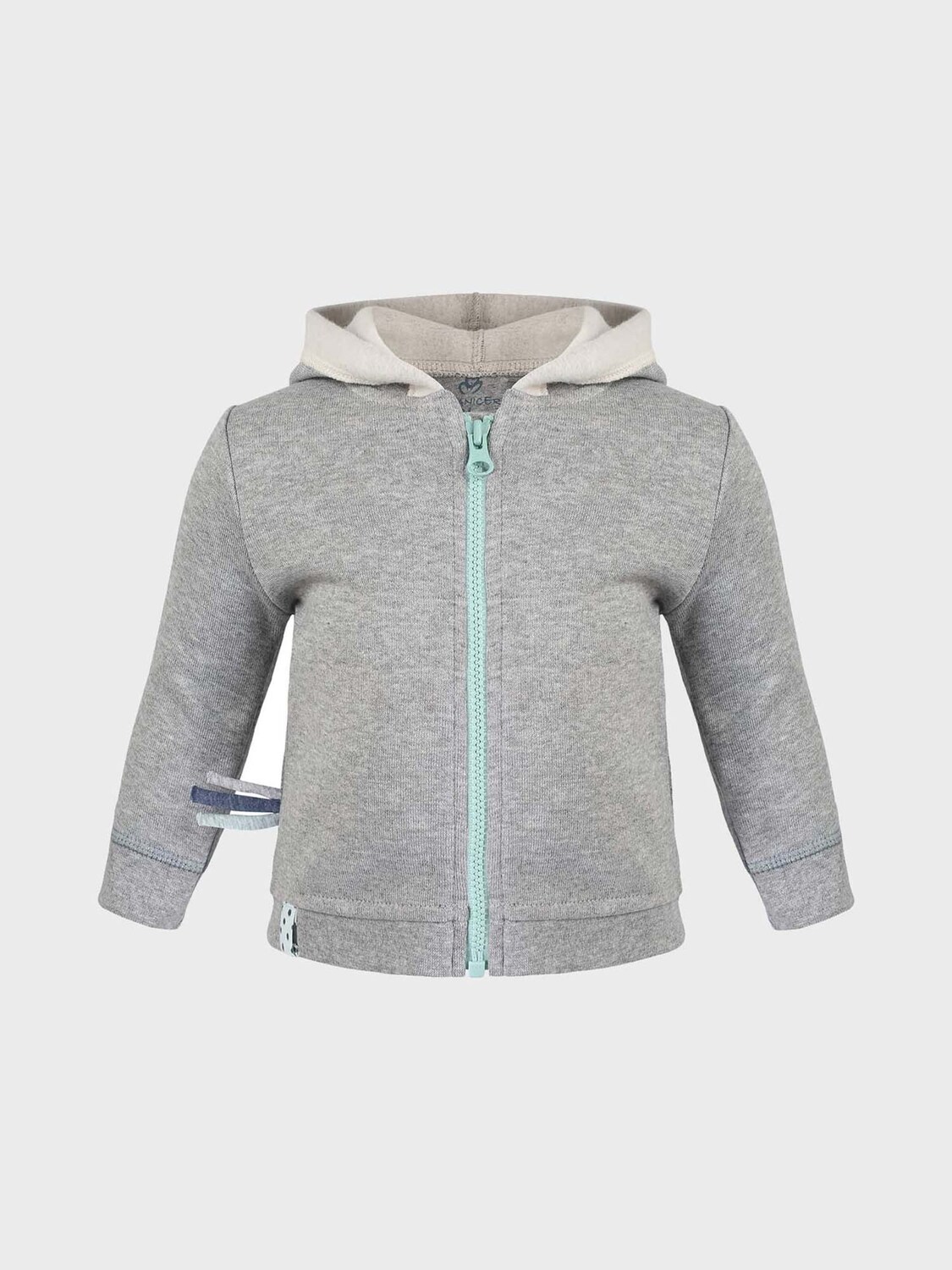 

OrganicEra Серая худи на молнии