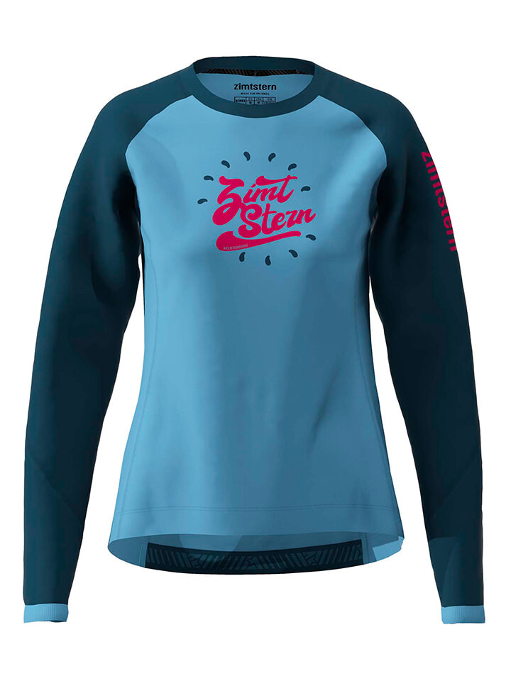 

Лонгслив Zimtstern Fahrradtrikot PureFlowz, синий