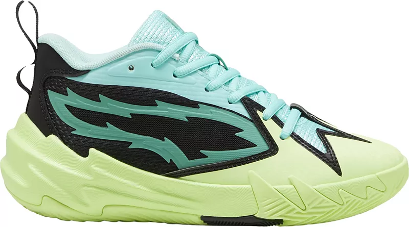 

Детские баскетбольные кроссовки PUMA Scoot Zeros для начальной школы, цвет Peppermint