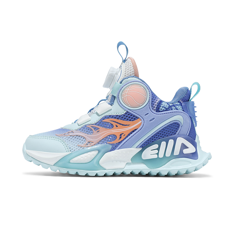 

Баскетбольные кроссовки для детей начальной школы LONGDUIZHANG, синий/оранжевый