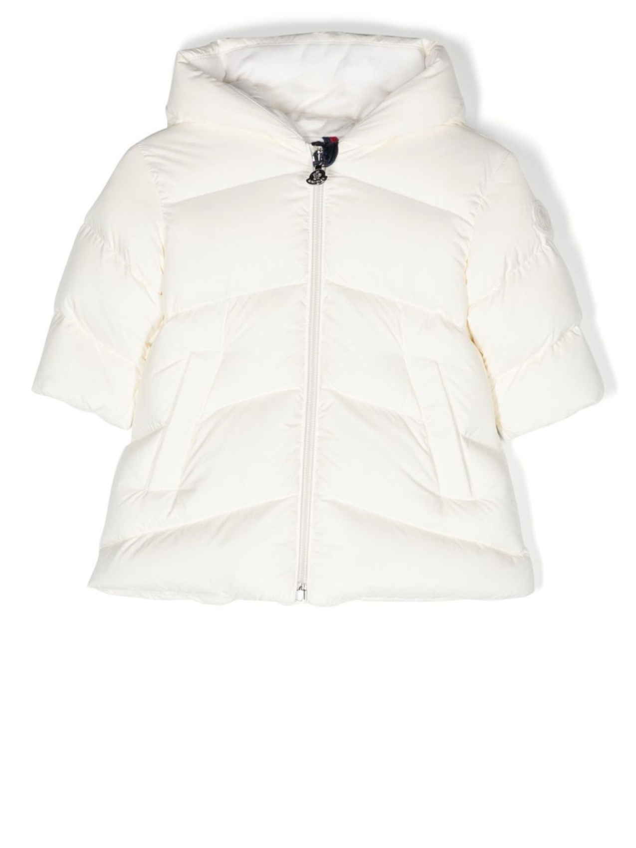 

Стеганый пуховик Moncler Enfant, белый