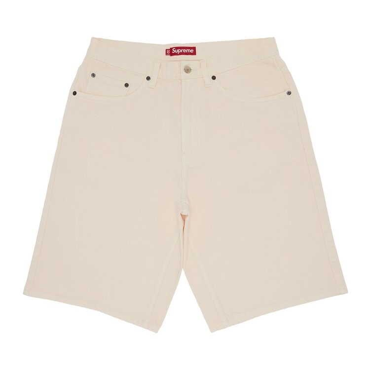 

Шорты Supreme Baggy Denim Short, кремовый