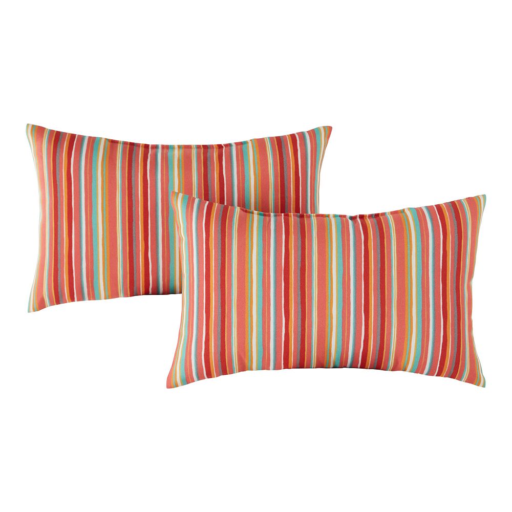 

Greendale Home Fashions Набор из 2 продолговатых декоративных подушек для улицы, цвет Watermelon