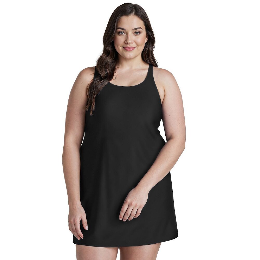 

Женская туника для плавания Lexi Tankini Upf 50+ Calypsa LLC, черный