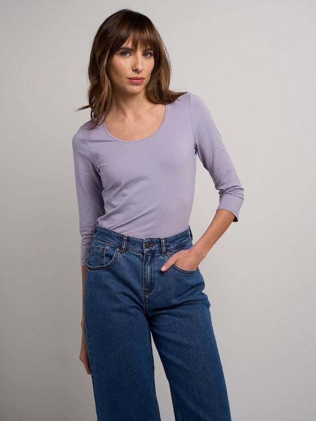 

Повседневная футболка с круглым вырезом Celtic & Co., Lilac Grey
