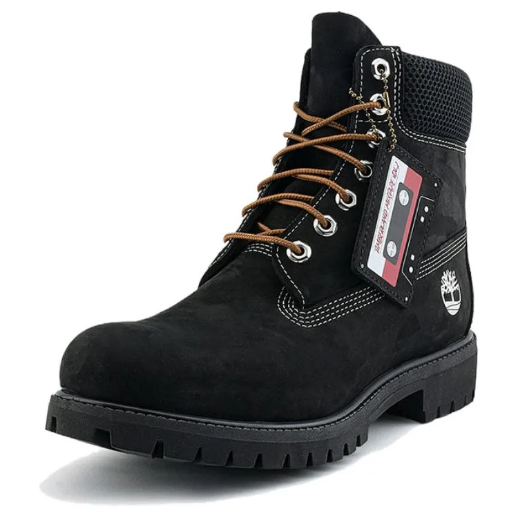 Timberland Ботинки Crew Combat на среднем каблуке мужские черные — фото 4