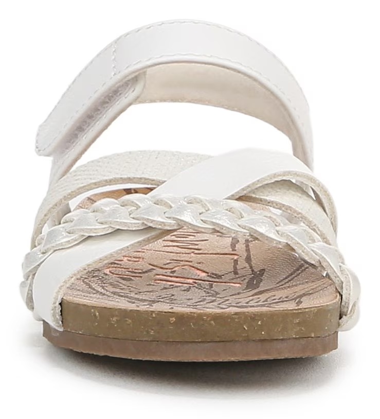 Детские сандалии на анатомической стельке Gaia-T от Blowfish Malibu, white faux leather — фото 3