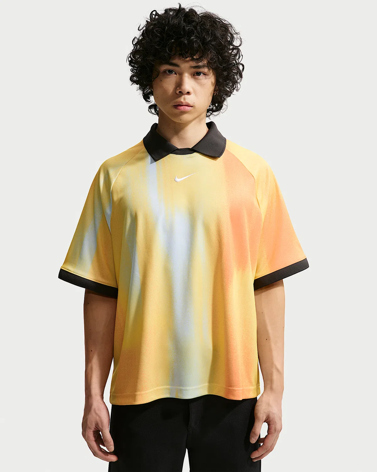Мужская джерси для скейтбординга Nike SB Dri-FIT Jacquard "Sunset", Topaz Gold