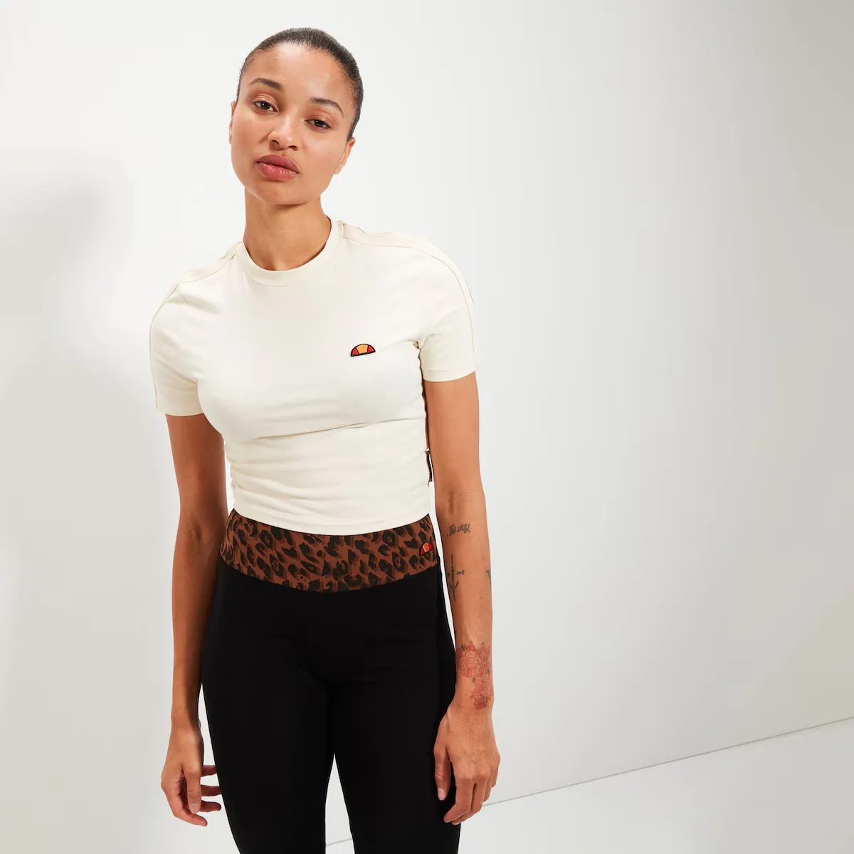 

Укороченная женская футболка Sartori Ellesse Ellesse, белый