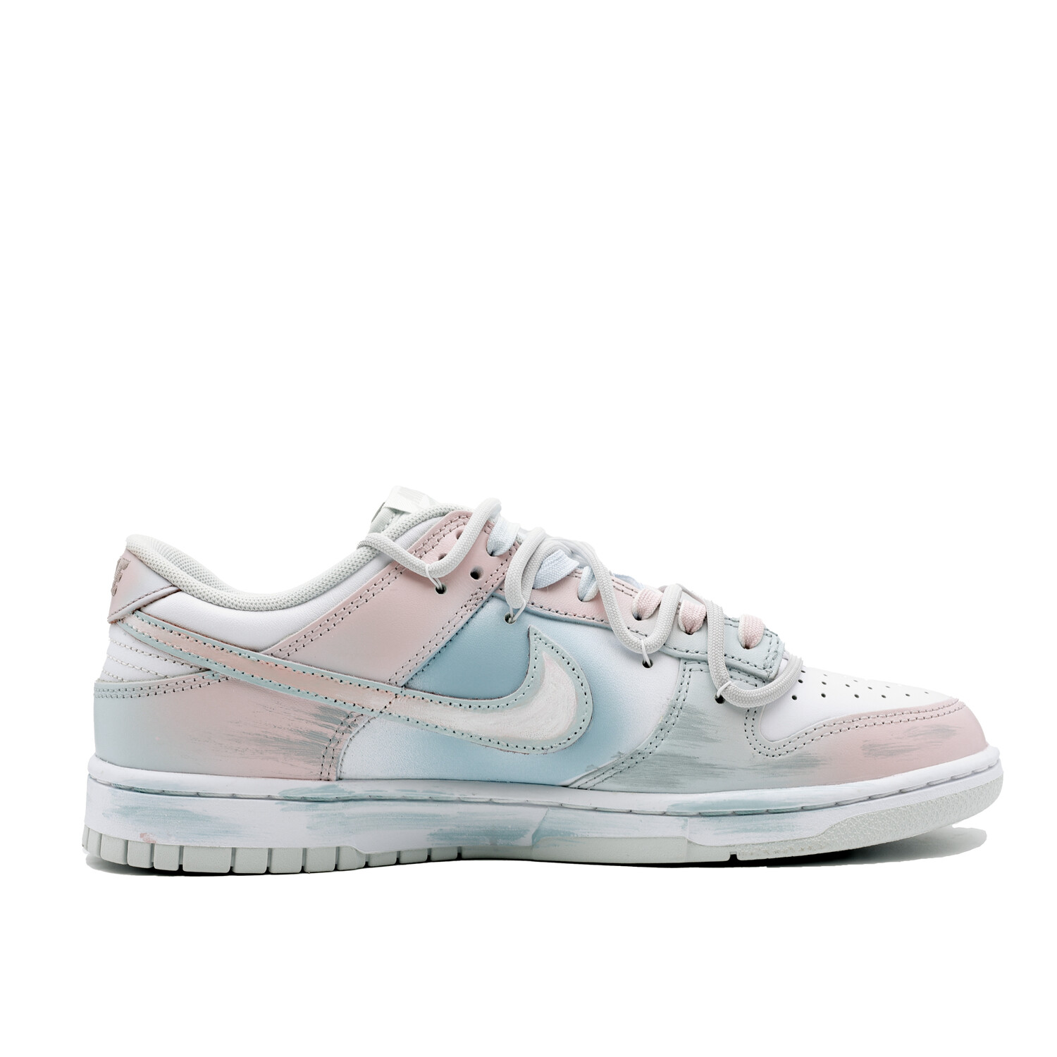 

Кроссовки Nike Dunk Skateboarding Shoes Unisex Low-top White/Blue/Pink, белый