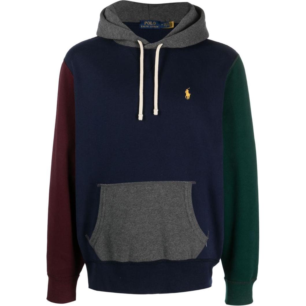 

Цветной худи на шнурке Polo Ralph Lauren, Морской синий