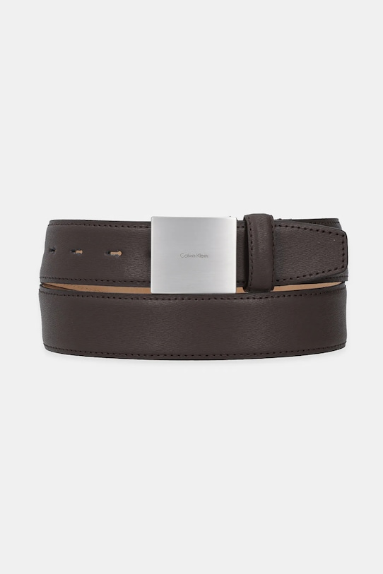 

Кожаный ремень Calvin Klein, коричневый