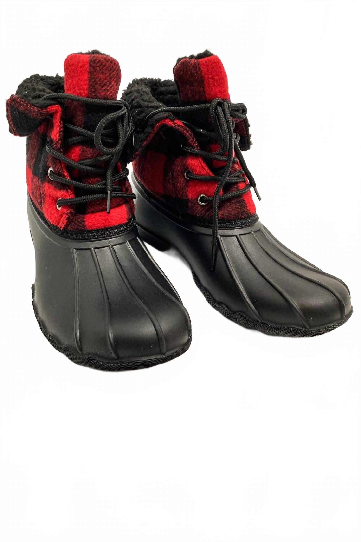 Женские утепленные ботинки Duck Boots в клетку Buffalo Very G, Buffalo Plaid