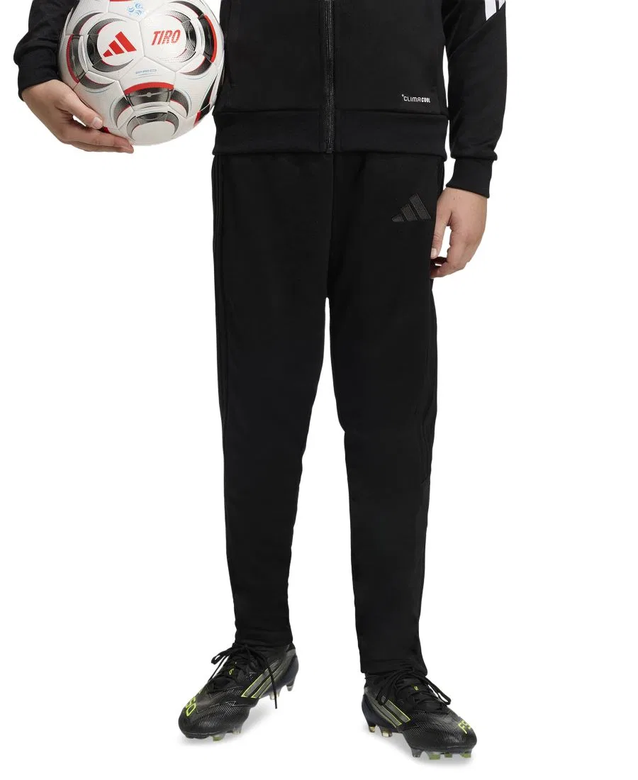 Детские тренировочные футбольные штаны Tiro 26 для мальчиков 6-20 лет Adidas, черный — фото 3