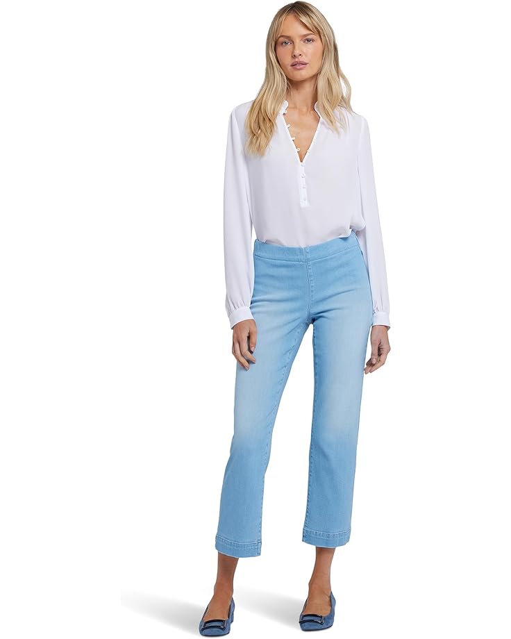 

Джинсы NYDJ Bailey Relaxed Straight Ankle Pull-On Jeans, цвет Canary Beach