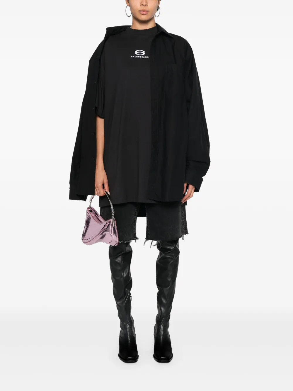 Рубашка Unity Sports Icon Balenciaga, черный — фото 3