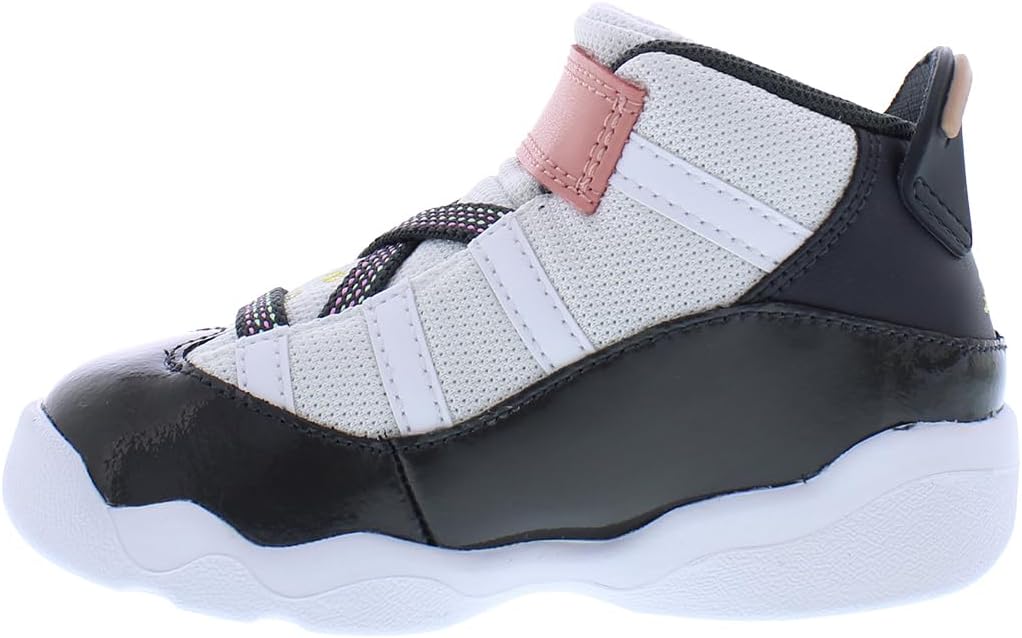 Детские кроссовки Nike Jordan 6 Rings, белый/красный — фото 3