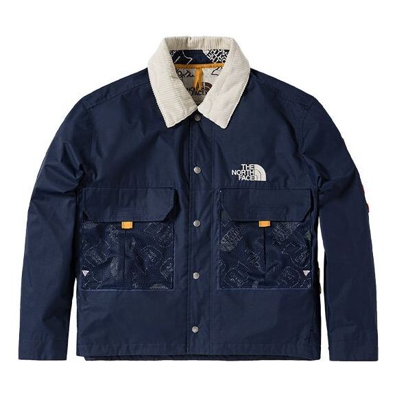 

Куртка THE NORTH FACE x Brain Dead 76 Oversized Mountain Chore Coat, синий