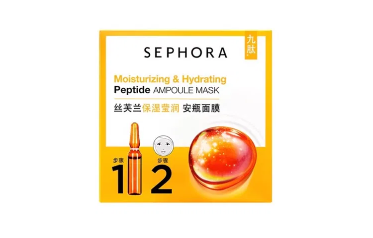 Маска для лица Sephora — Листовые маски Hydrating Ampoules успокаивающие и восстанавливающие — фото 3