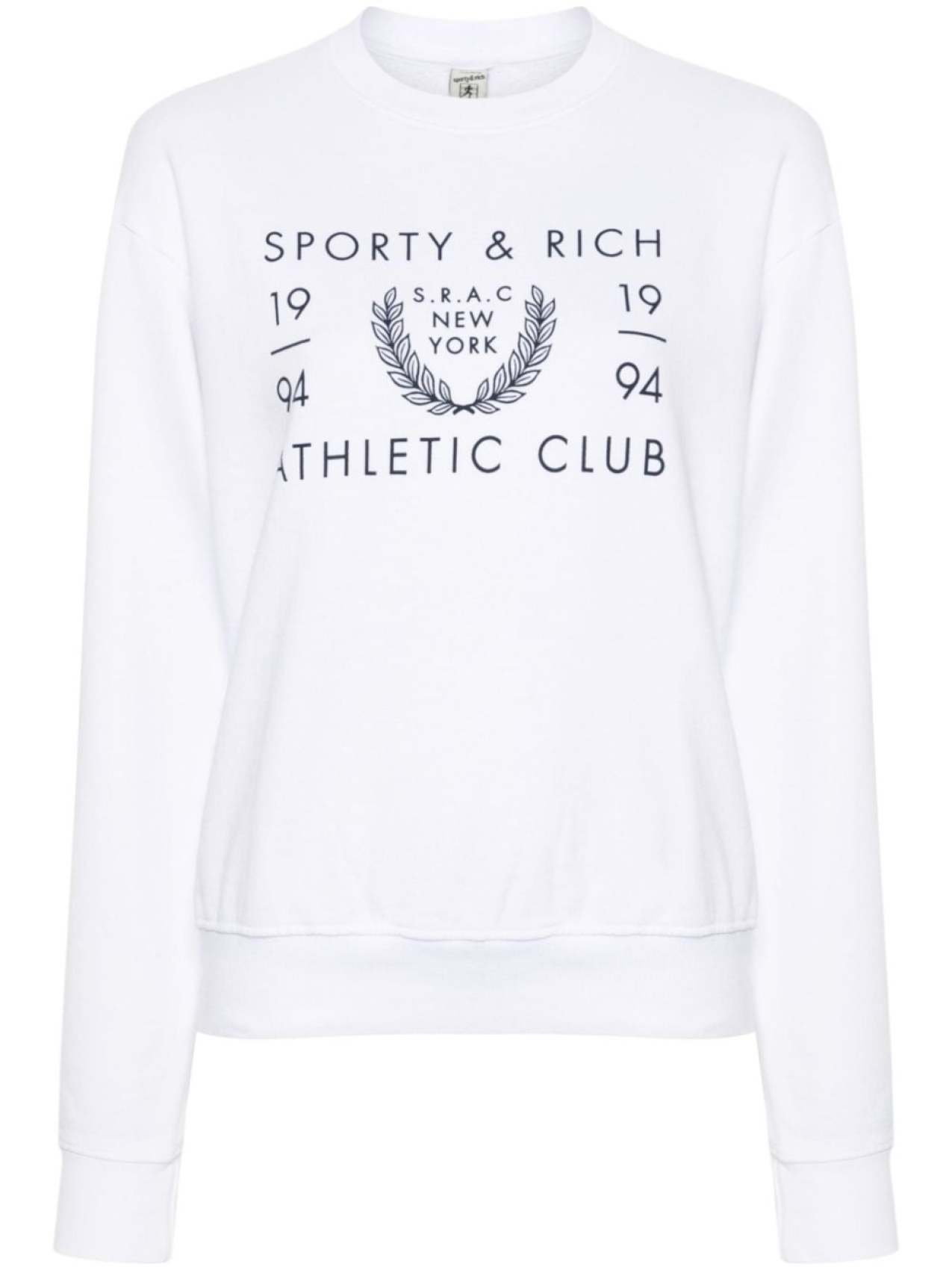 

Sporty & Rich толстовка SRAC с логотипом, белый