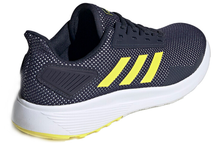 Кроссовки мужские Duramo 9 с низким верхом темно-синие/желтые/белые Adidas — фото 4