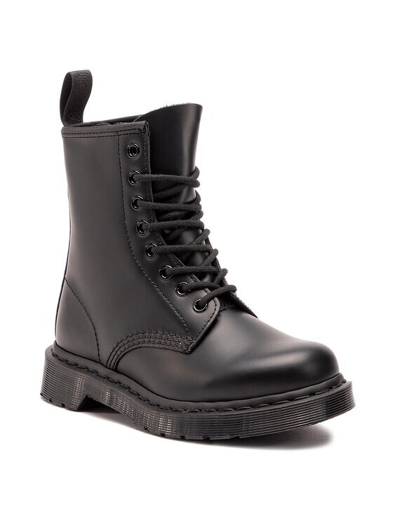 Ботинки Dr. Martens 1460 Mono на шнуровке, черный