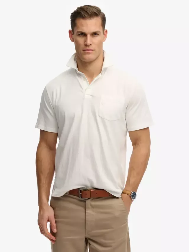 Классическая рубашка поло Superdry, Lime White