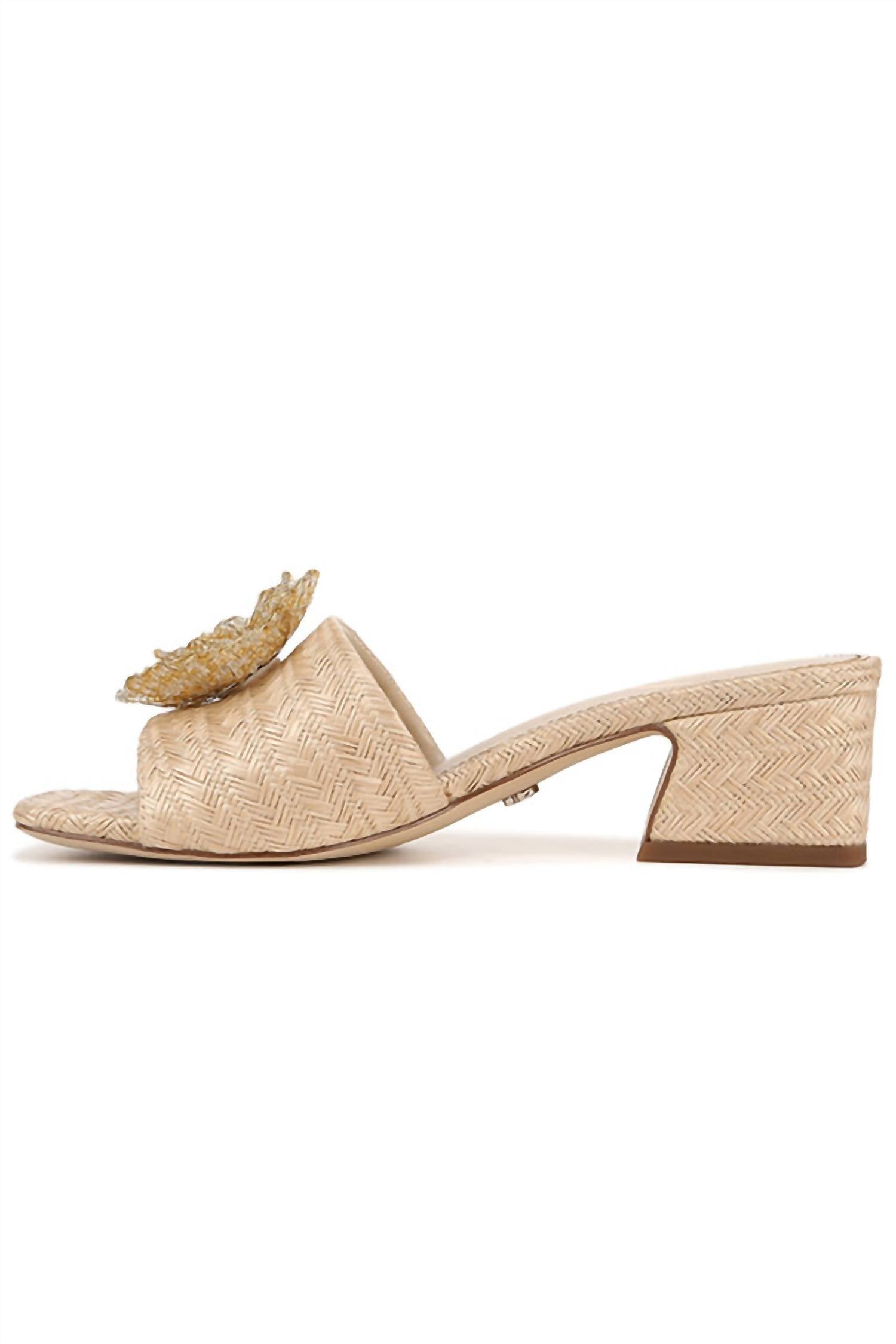 Женские сандалии Winsley на квадратном каблуке в натуральном цвете Sam Edelman — фото 2
