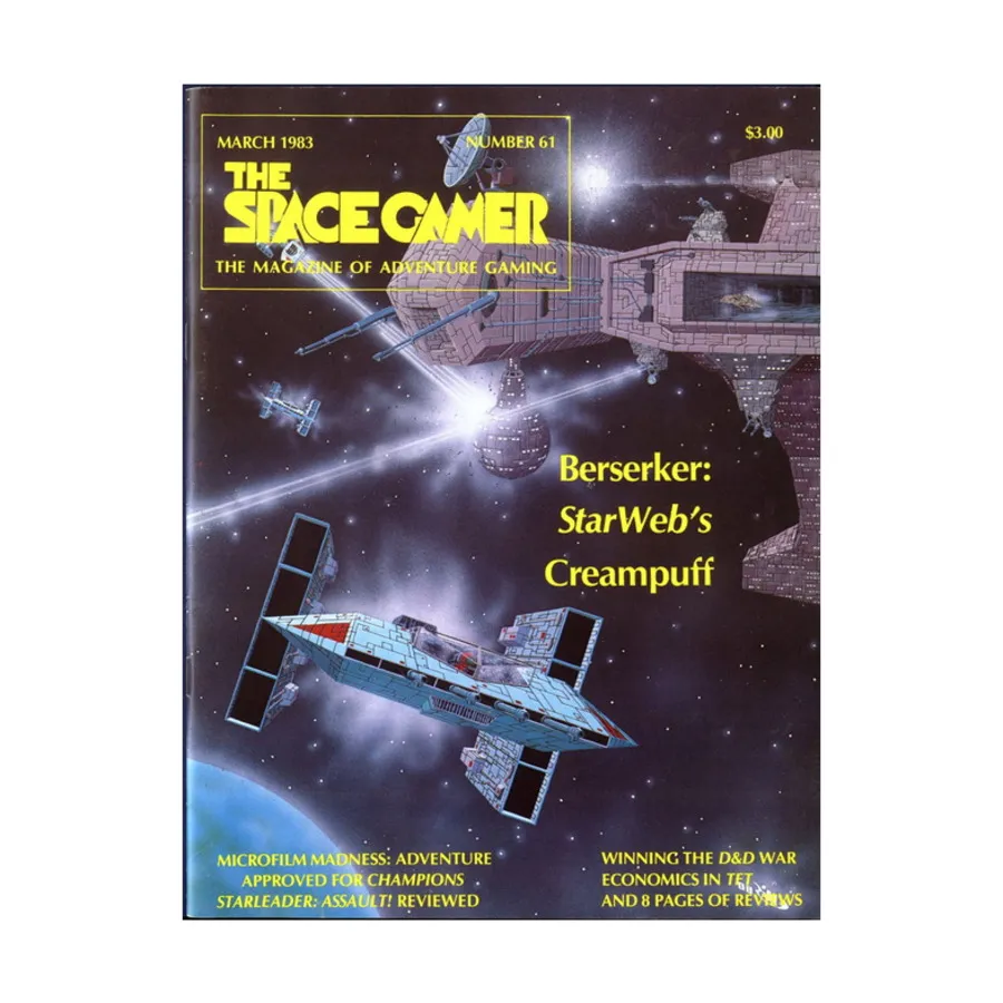 

Журнал #61 "Berserker, Champions Adventure - Microfilm Madness", Space Gamer Magazine (Various Publishers)