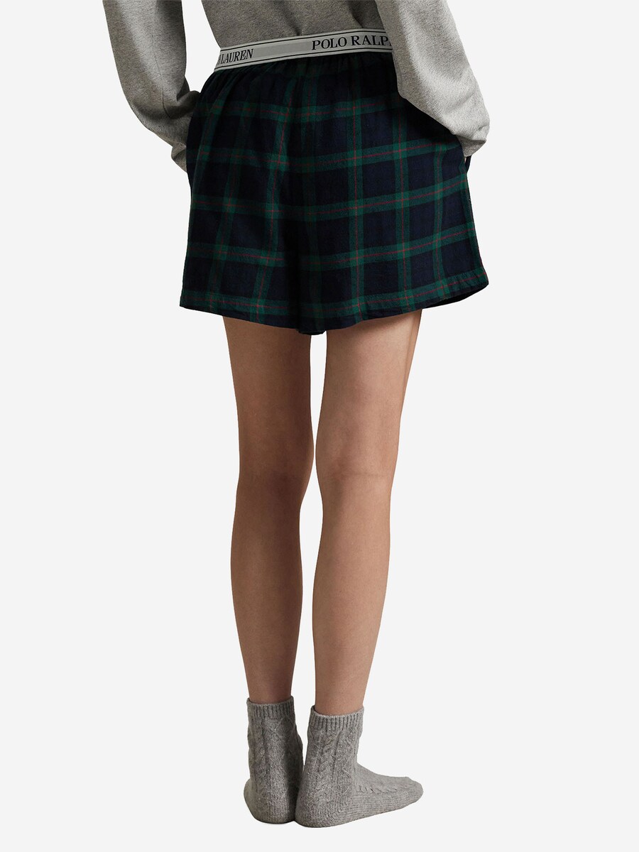 Пижамные брюки Polo Ralph Lauren Cozy Flannel , Dark blue/Dark green — фото 4