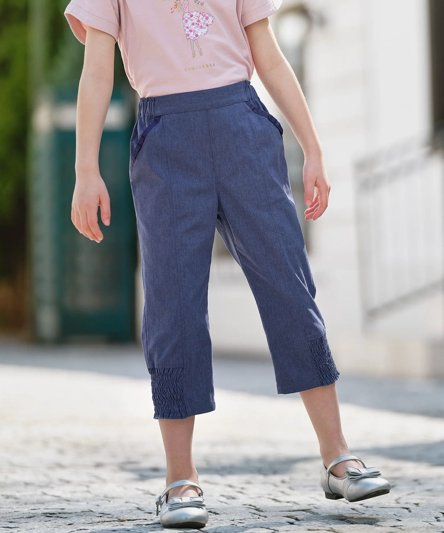 [110-140 см] Брюки со сборками Kids Suite, Navy [075]
