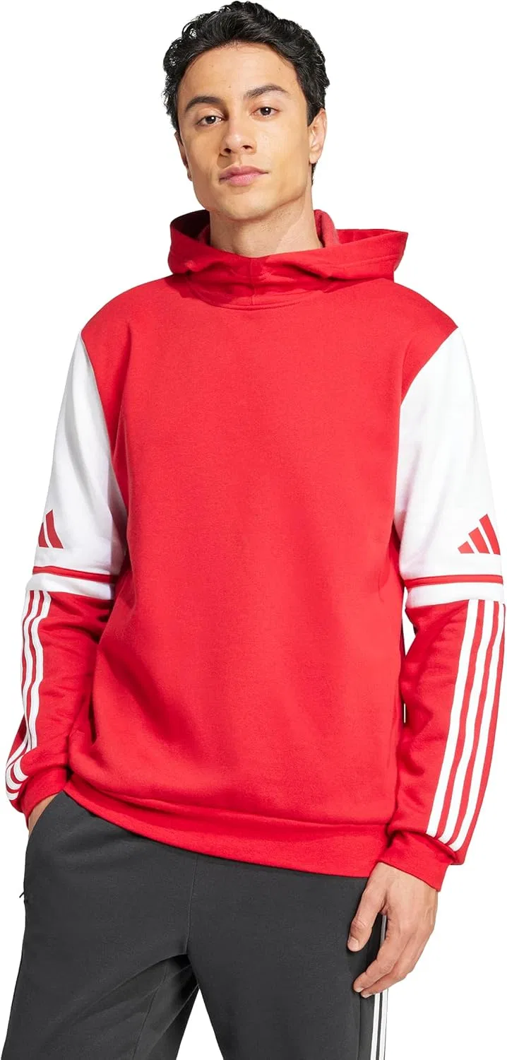 Толстовка флисовая adidas, Team Power Red/White