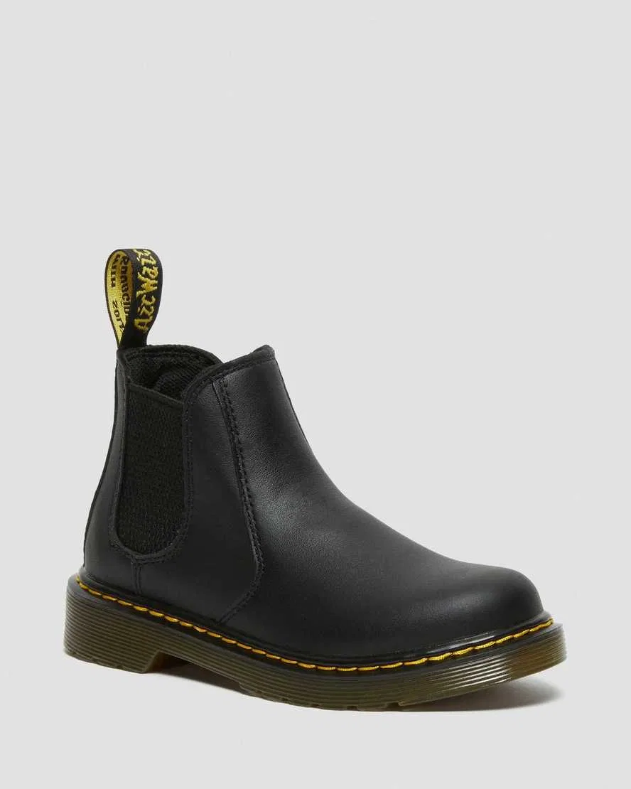 Ботинки челси Dr Martens Softy T 2976, детские, натуральная кожа, черный