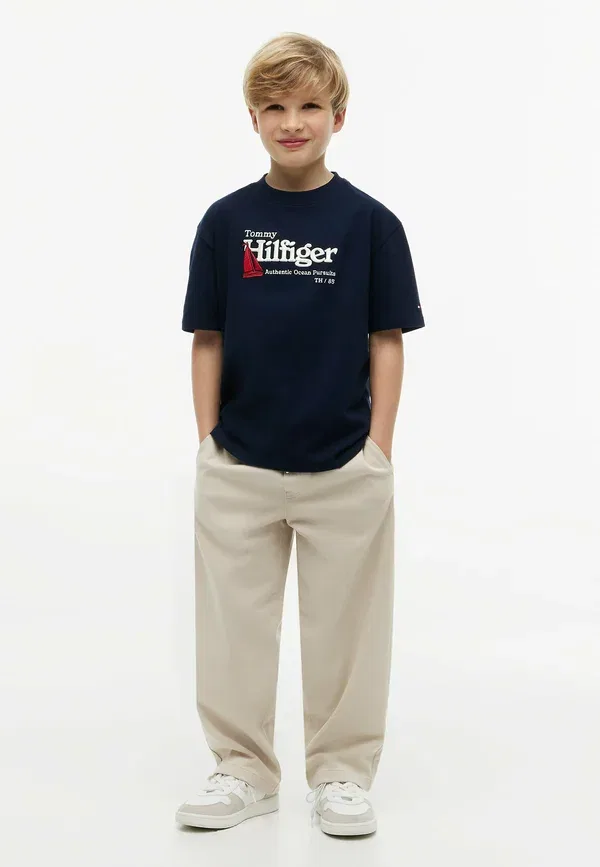 Футболка принтованная Tommy Hilfiger, темно-синий