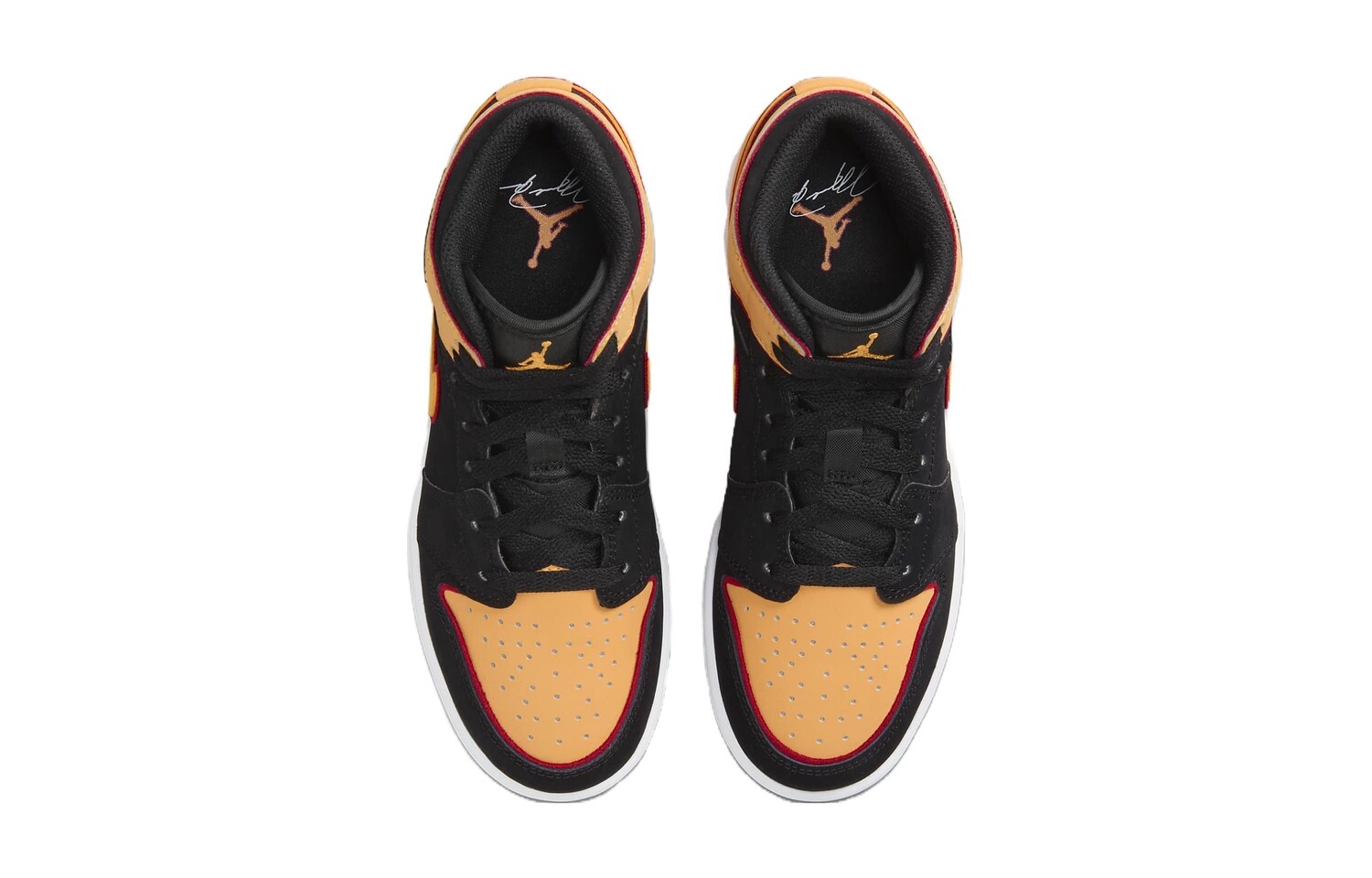 Jordan Air Jordan 1 Kids Обувь для скейтбординга Дети, Scarlet Ibis — фото 4