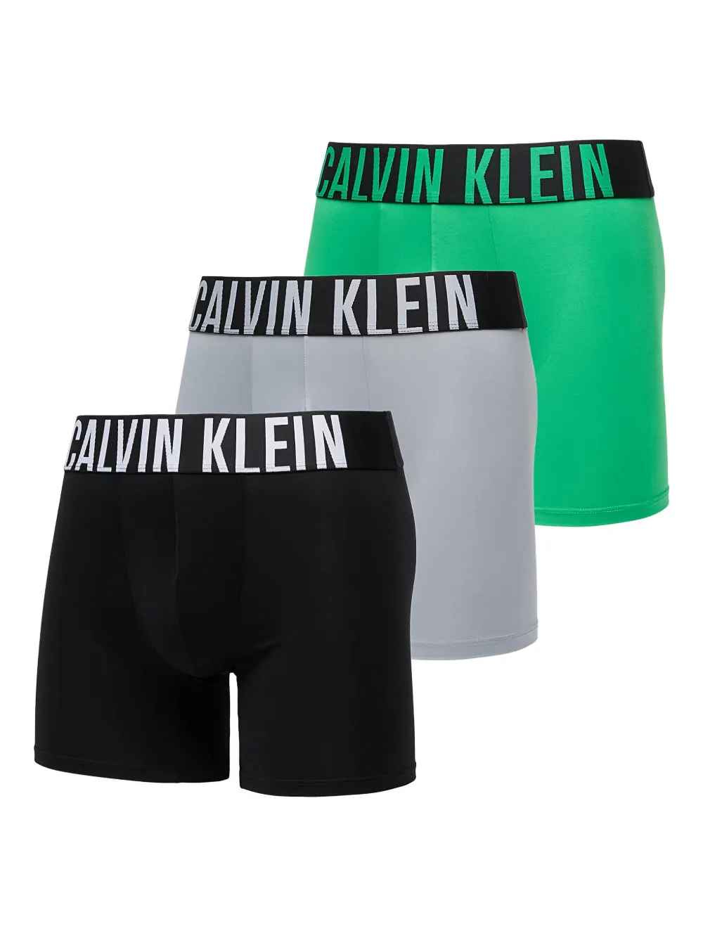 

Комплект из трех боксеров с логотипом Calvin Klein, черный