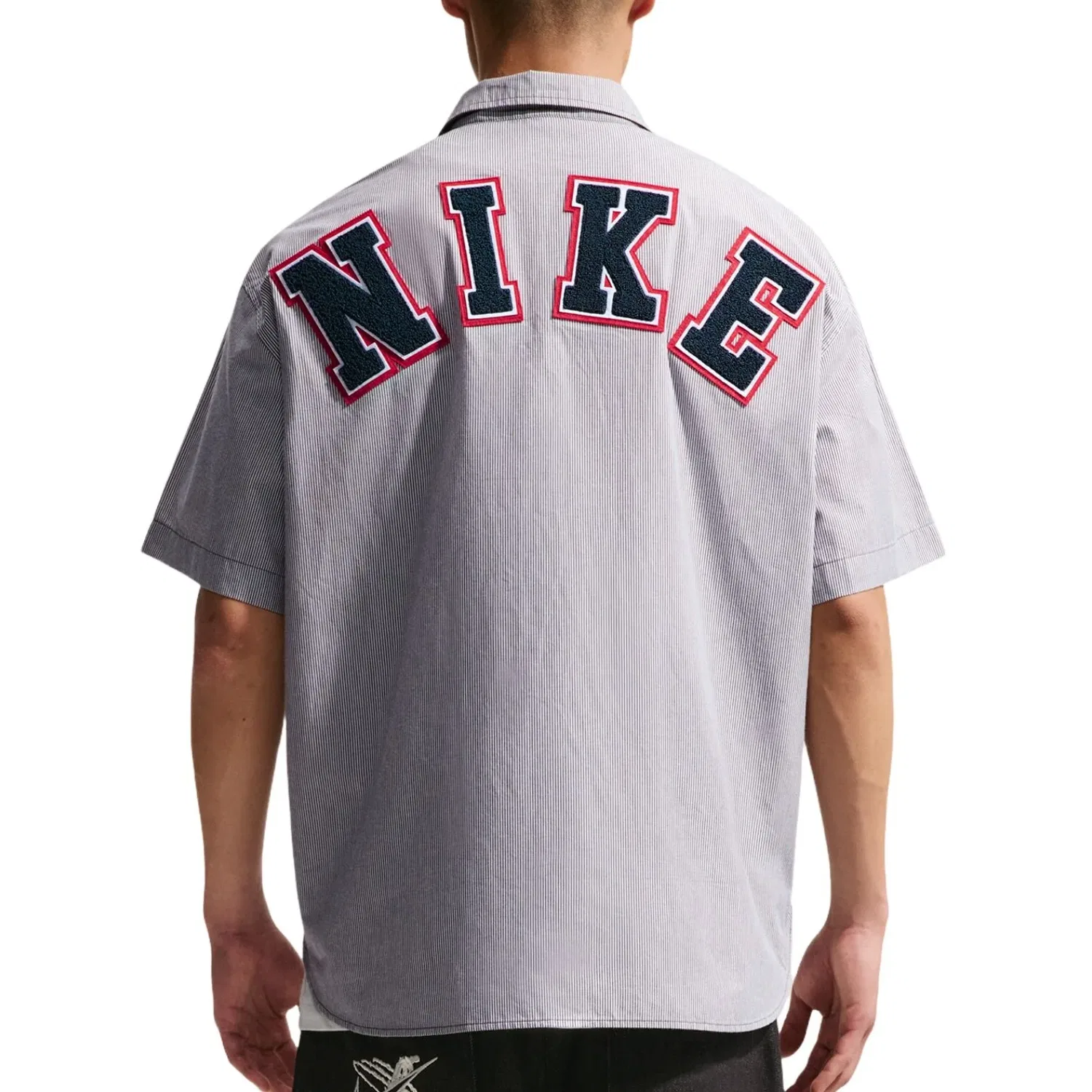 Рубашка Nike Life на пуговицах, черный — фото 2