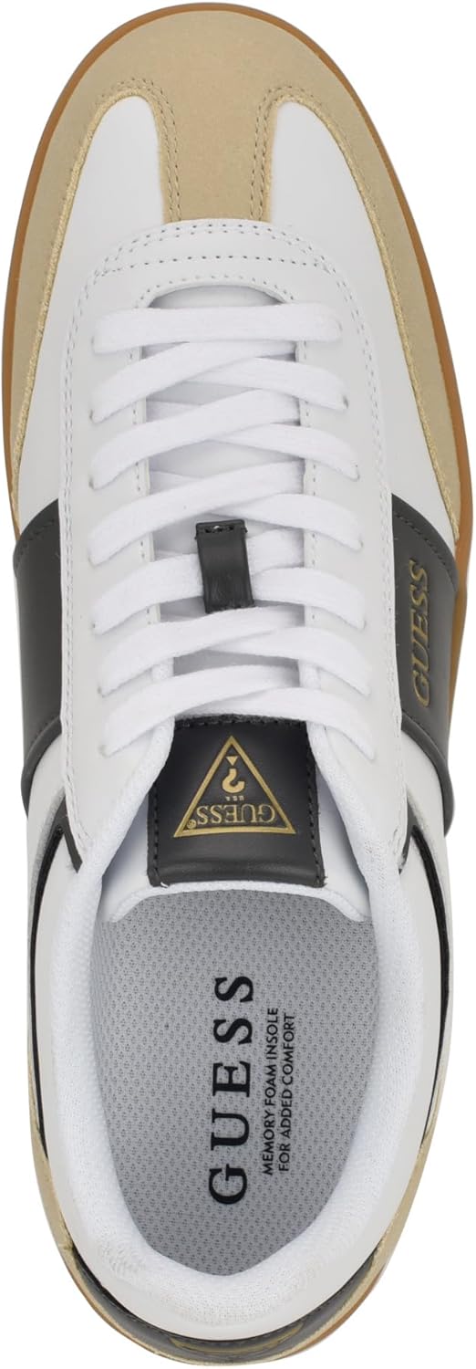 Кроссовки Guess Mens Lalak, Light Natural/White Multi 112 — фото 2