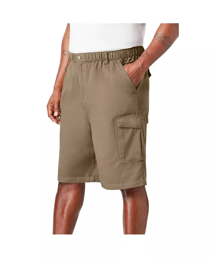 

Высокие шорты KingSize Renegade 9" с цельными эластичными карманами Boulder Creek, загар/бежевый