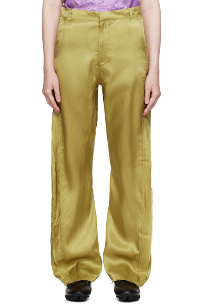

Брюки цвета хаки Twisted Tailored Edward Cuming
