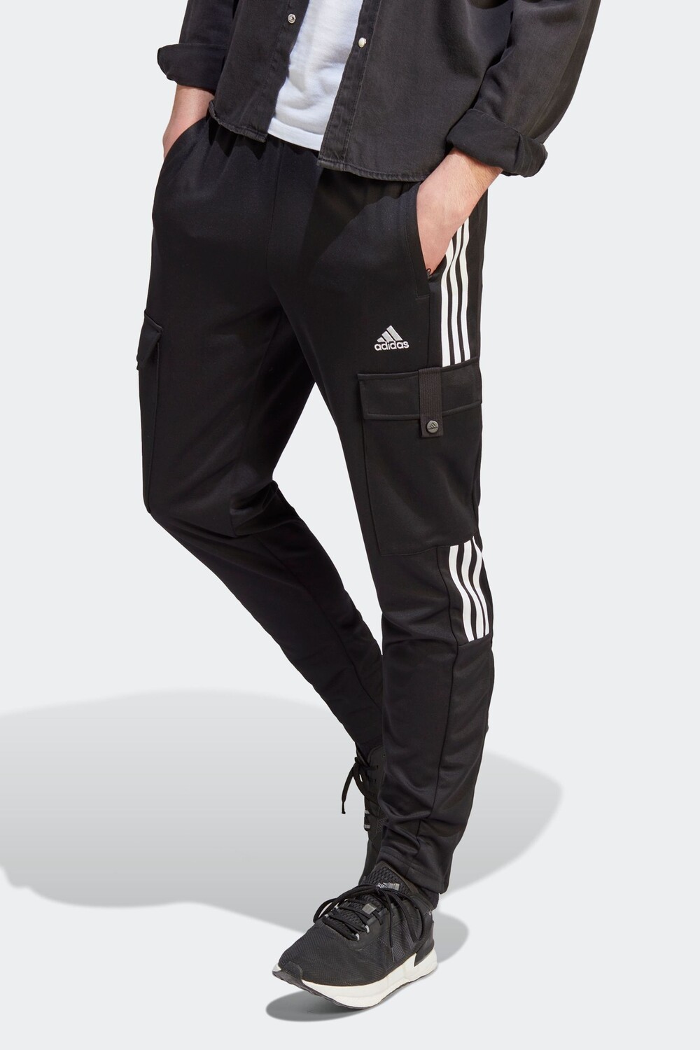 

Спортивные спортивные штаны в стиле карго adidas, черный