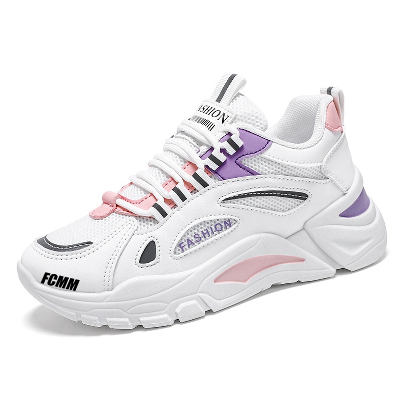 

Дышащие кроссовки для бега для детей FCMM, белый/розовый